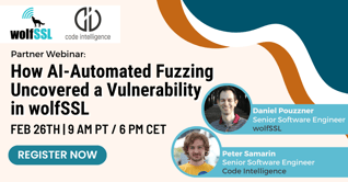 wolfSSL x Code Intelligence Webinar jan 2025
